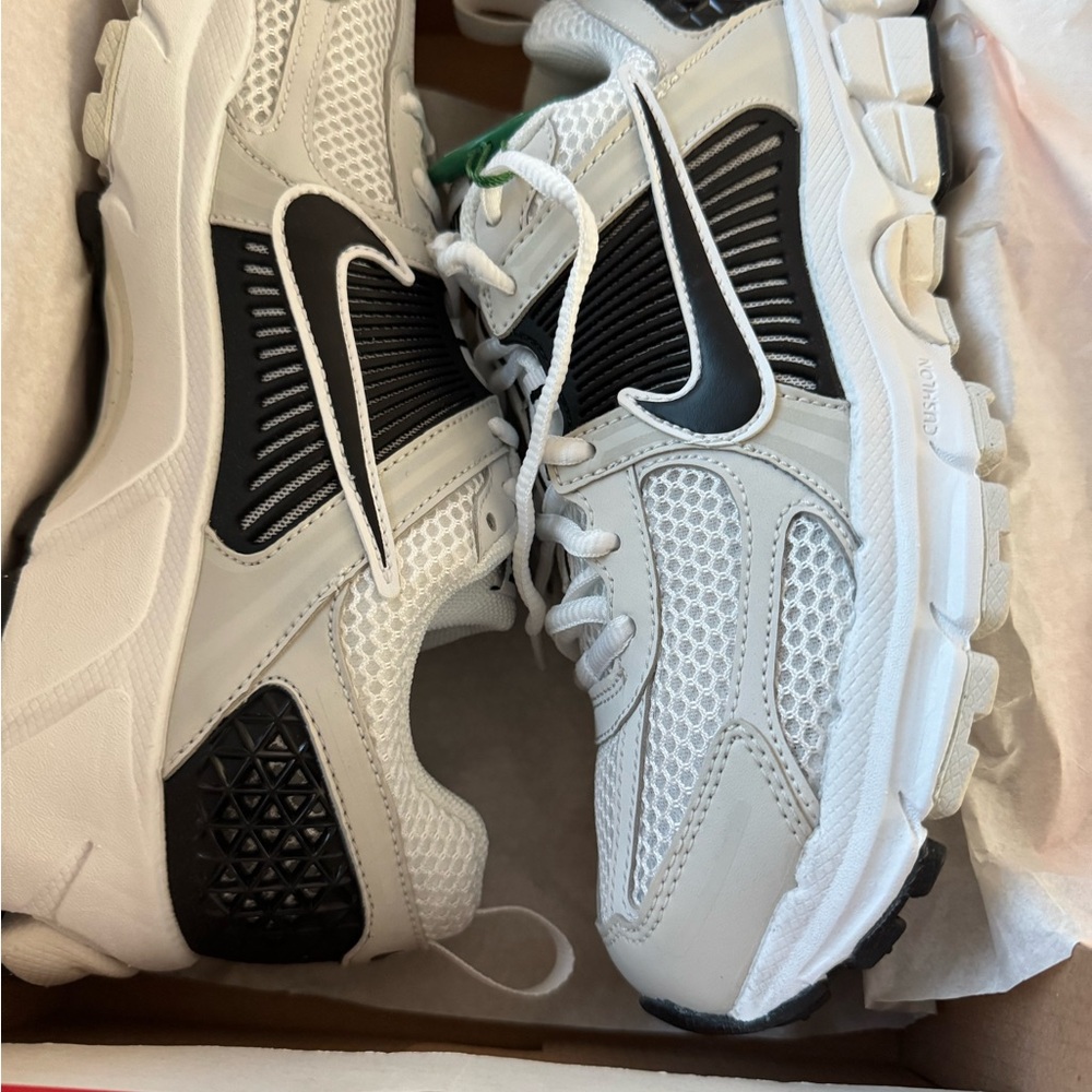 Kids Black and White Athletic Shoes